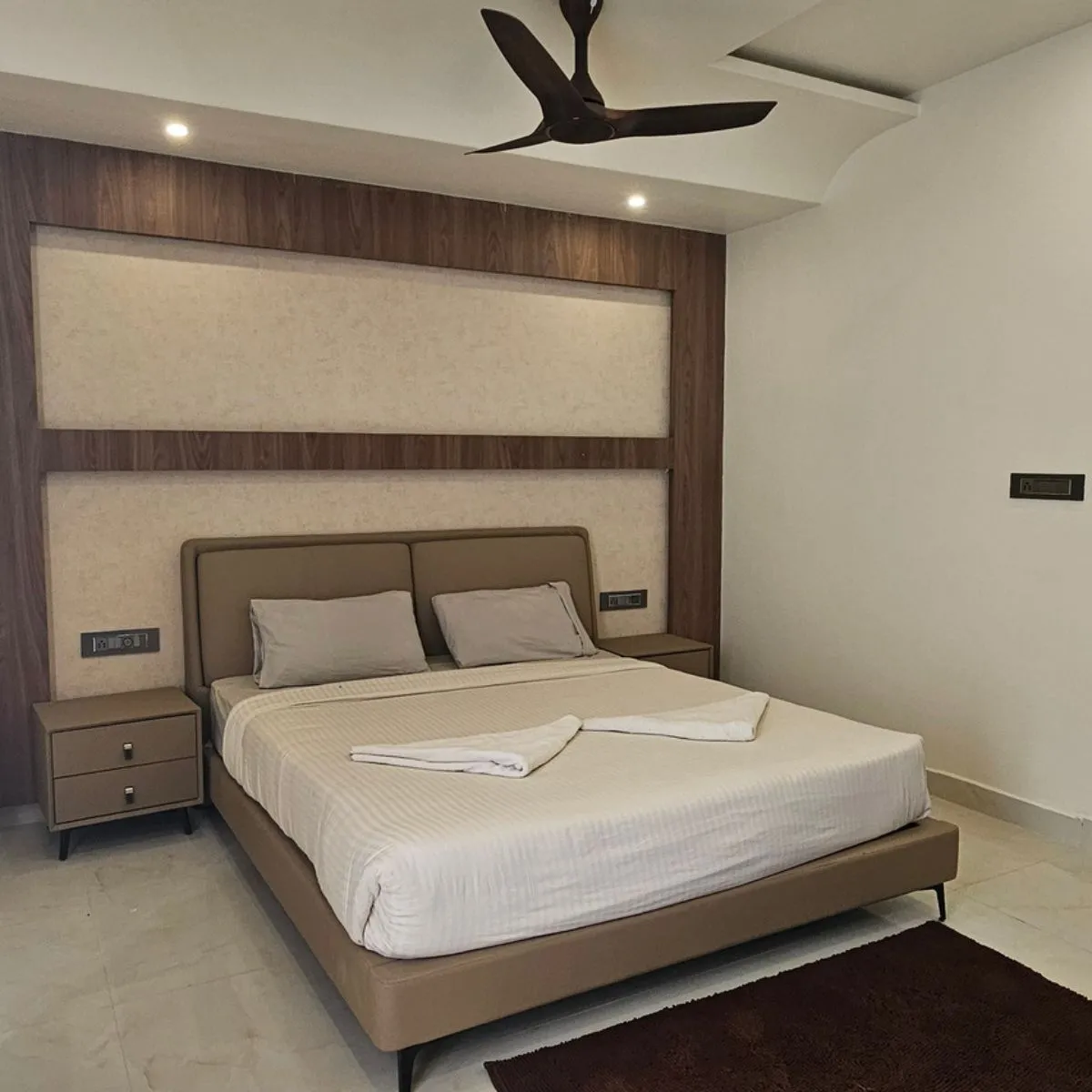Ameya room interior with king bed