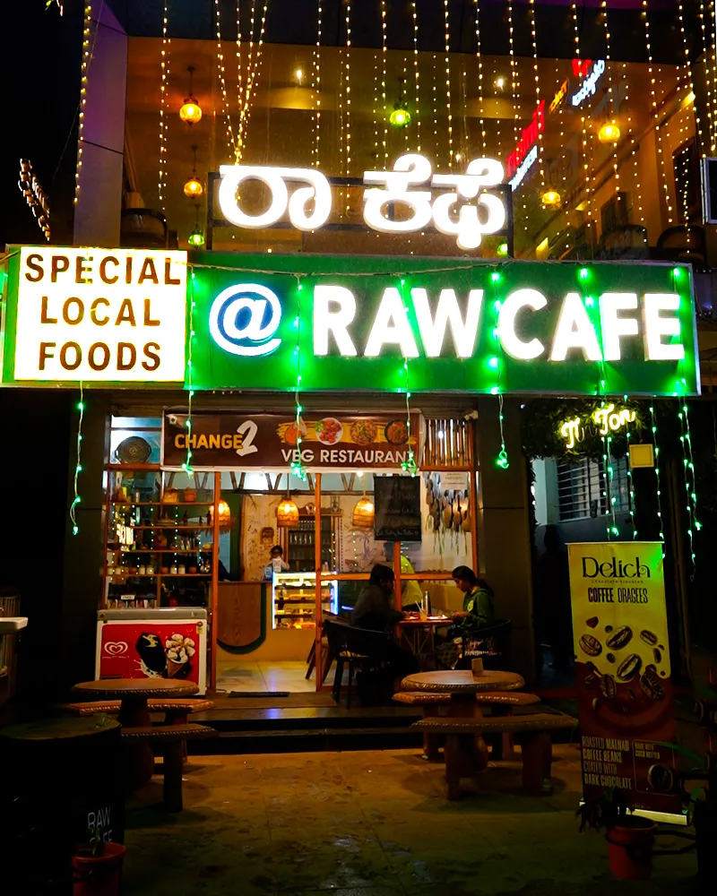 Change 2 Raw Cafe & Restaurant, Rathnagiri Bore