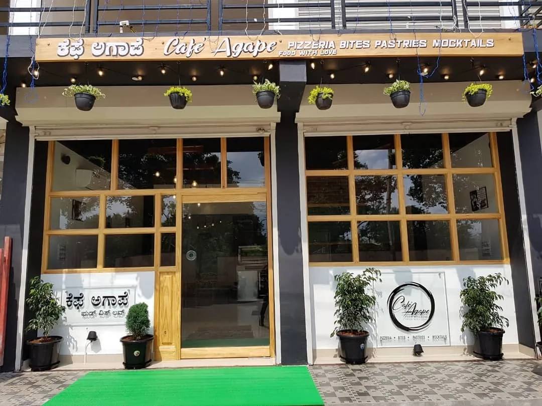 Café Agape, RG Road, beside Bhuvanendra School, Vijayapura